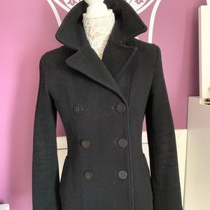 Calvin Klein Double-Breasted Peacoat